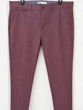 Zara Maroon Size 38 Pants